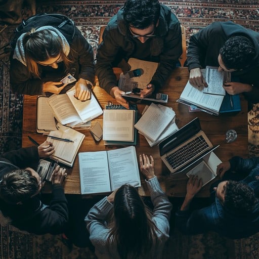 group study session stockcake